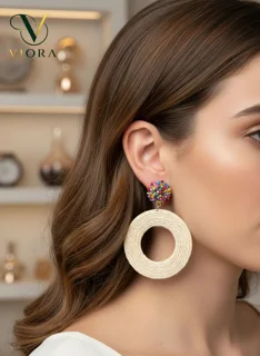 گوشواره حصیری ترافلی